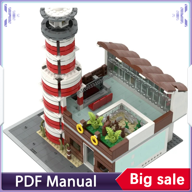 Marine Life Aquariums - シティアクアリウムMOCビルディングブロック海洋生物展示ホールモデルDIYブリックおもちゃ、シティシーンホビーファン向けデスクトップディスプレイ