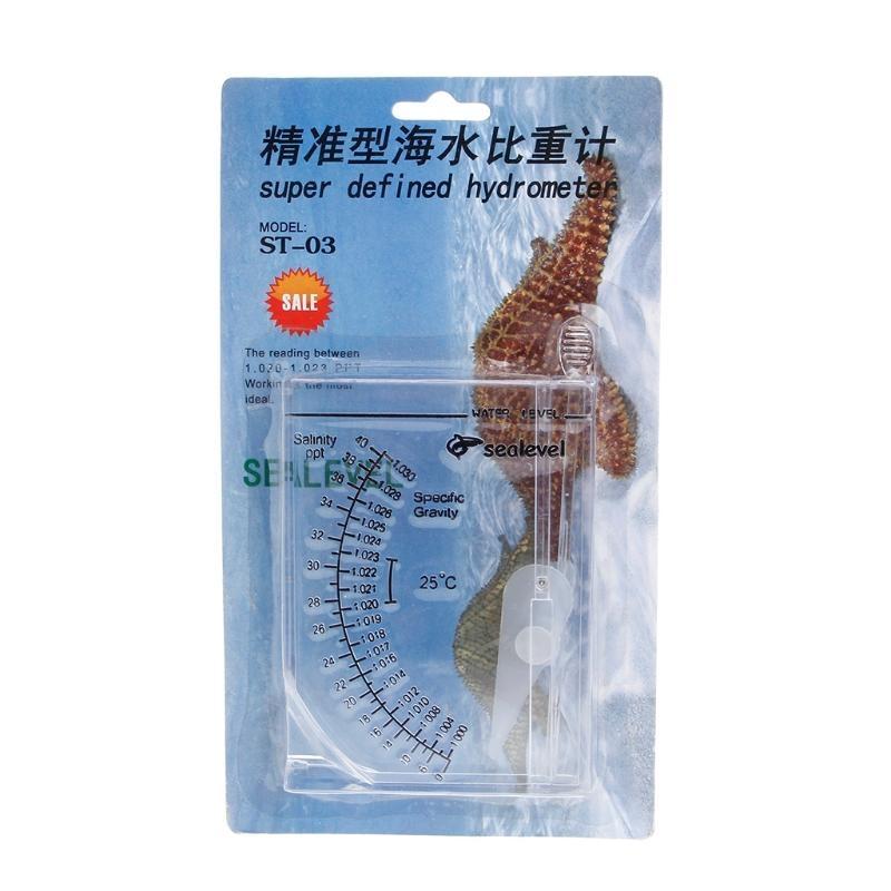 Marine Aquarium Hydrometer - G6KF 水族館用比重計 正確な自動塩分計 汽水および礁塩海洋水族館用の塩分計
