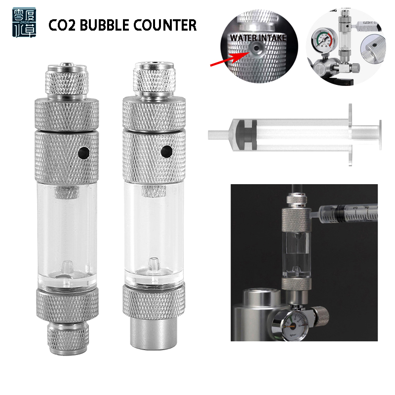 Marine Aquarium Hydrometer - 水槽用CO2バブルメーター注水式CO2レギュレーター発生器反応システム水槽CO2機器アクセサリー