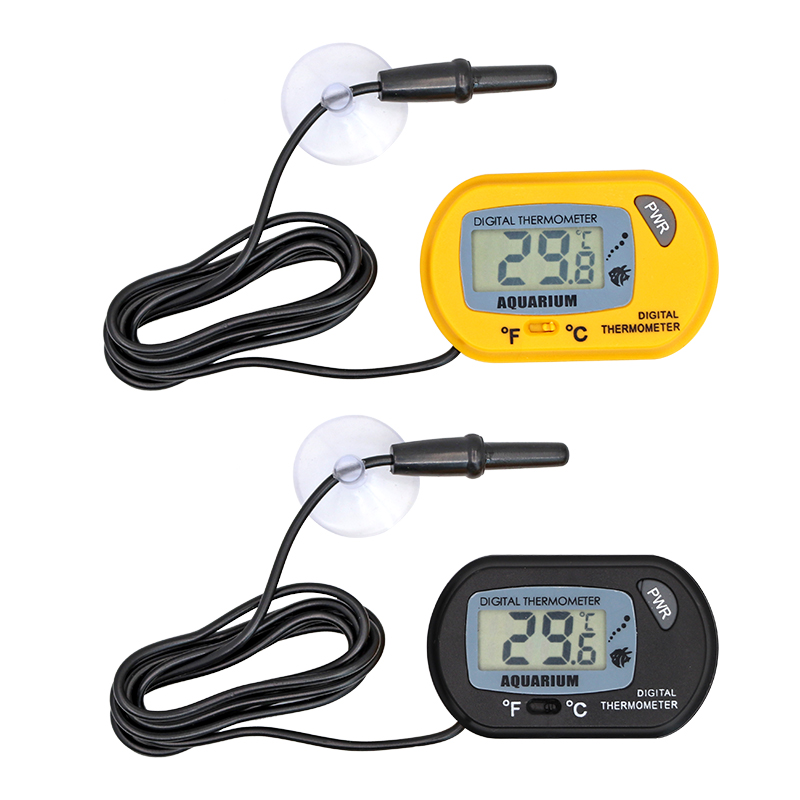 Marine Aquarium Hydrometer - 水槽温度計 LCD デジタル水槽温度計 水槽温度検出器 魚警報器 ペット用品ツール