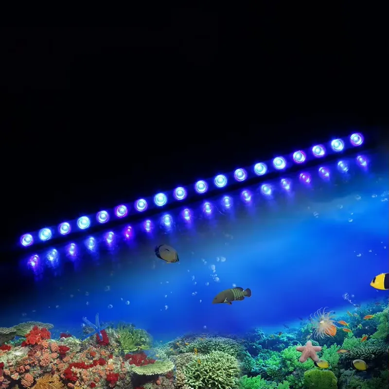 Marine Aquarium Hours - 調光機能付きタイマーLED水槽ライト、海水魚・サンゴ礁・水草水槽用、60cm・90cm・120cm、カスタマイズ可能なスペクトル、サンゴ礁用