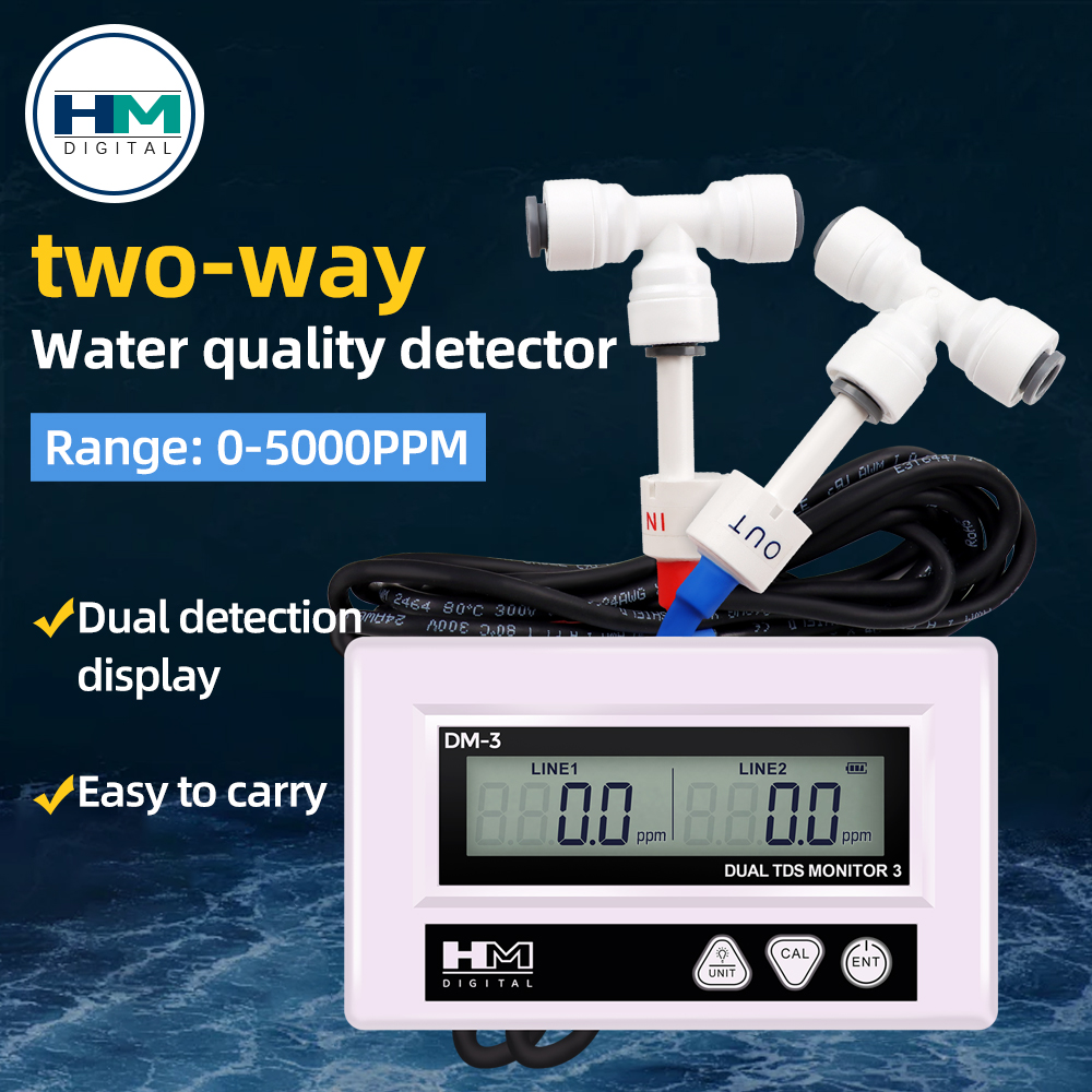 Marine Aquarium Hydrometer - 電子機器水質テスター,デュアルプローブ,LCDディスプレイ,飲料水,プール,水族館,水槽,dm3
