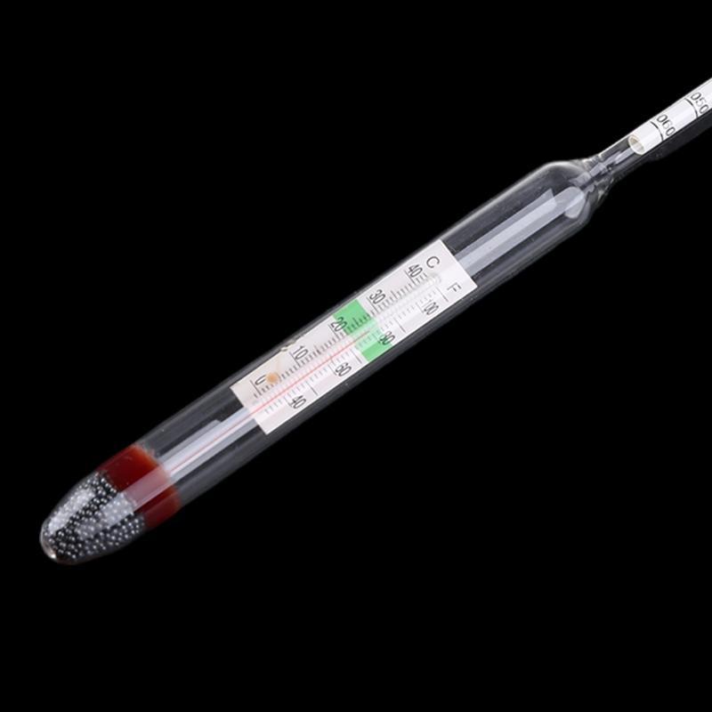 Marine Aquarium Hydrometer - G6KF ガラス水族館比重計内蔵温度計マリンフローティング塩水塩分テスター 1.000-1.060 7.87 インチ
