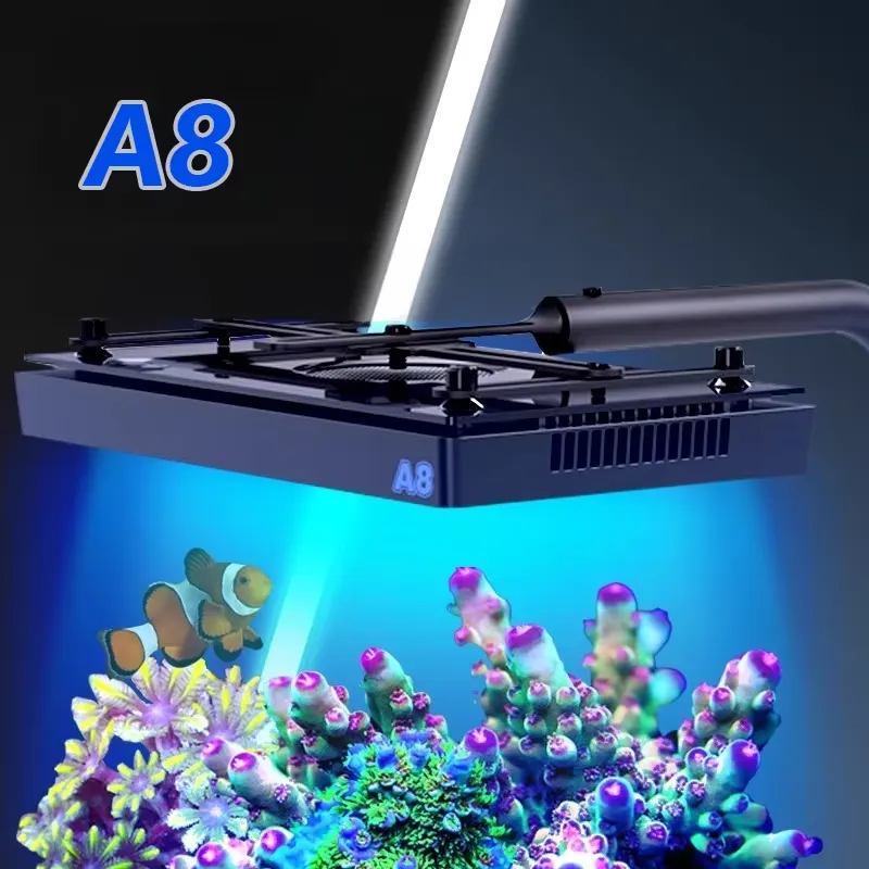 Marine Aquarium Reef - A8SE II Max Blue 240W WiFiアプリ制御可能