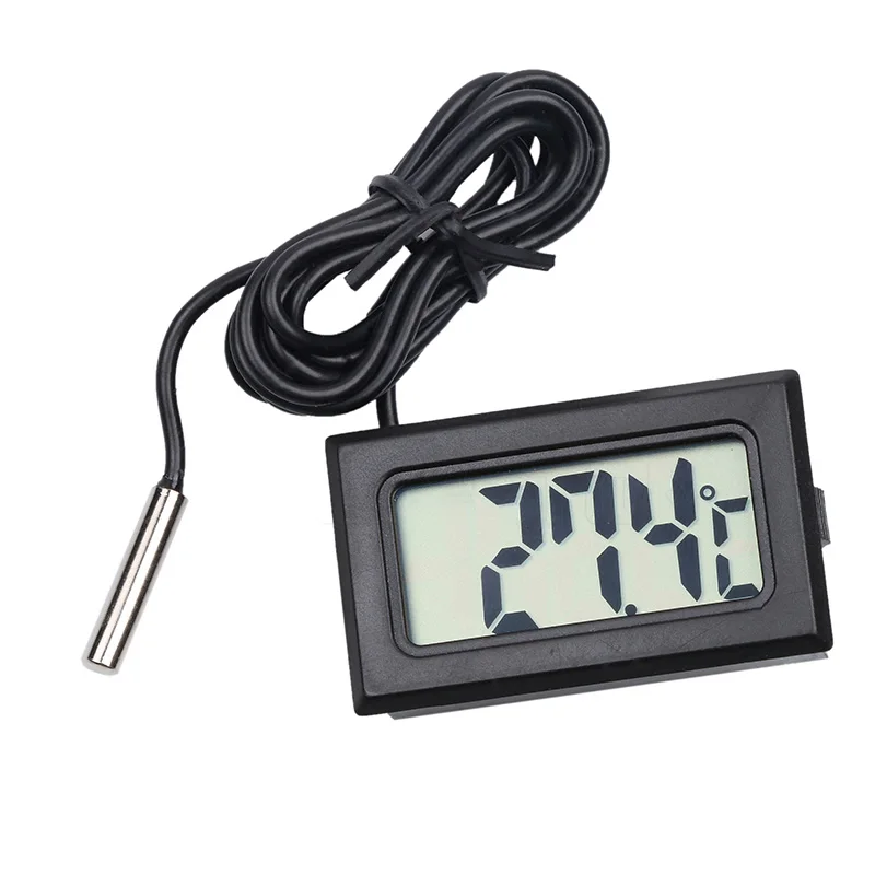 Marine Aquarium Hydrometer - 車用デジタル温度計ミニ LCD 温度計屋内屋外水族館温度テスターモニター内蔵温度センサー