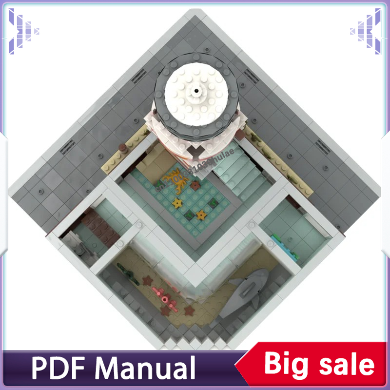 シティアクアリウムMOCビルディングブロック海洋生物展示ホー - Marine Life Aquariums のレビューと価格