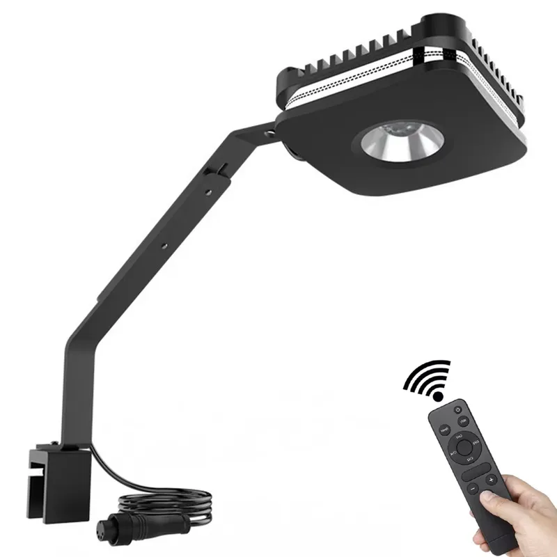 30W LED水槽ライト 海水魚水槽用 フルスペクトル調光可 - Marine Aquarium Hours のレビューと価格