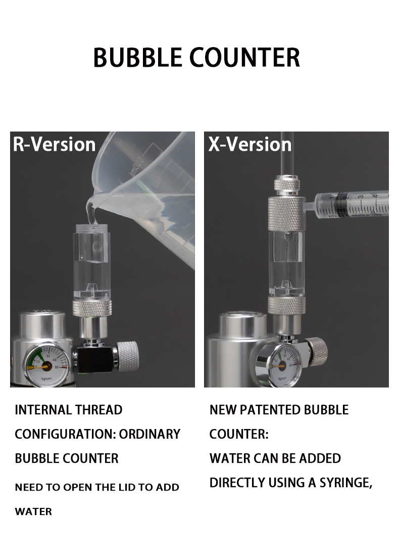 水槽用CO2バブルメーター注水式CO2レギュレーター発生器反 - Marine Aquarium Hydrometer のレビューと価格