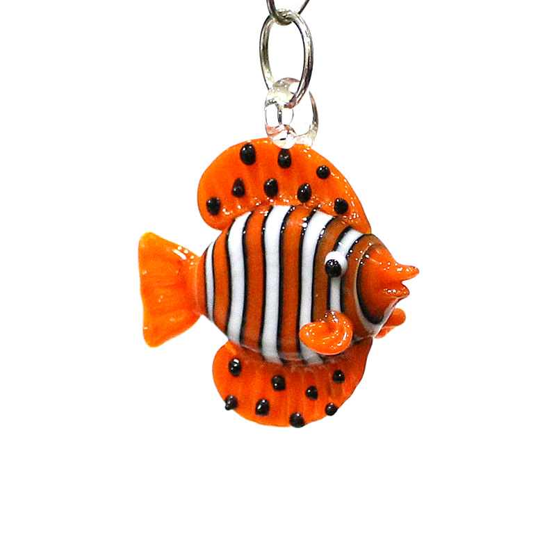 色とりどりの小型ガラス魚の彫像ペンダントかわいい海洋動物の魅 - Marine Aquarium Europe のレビューと価格