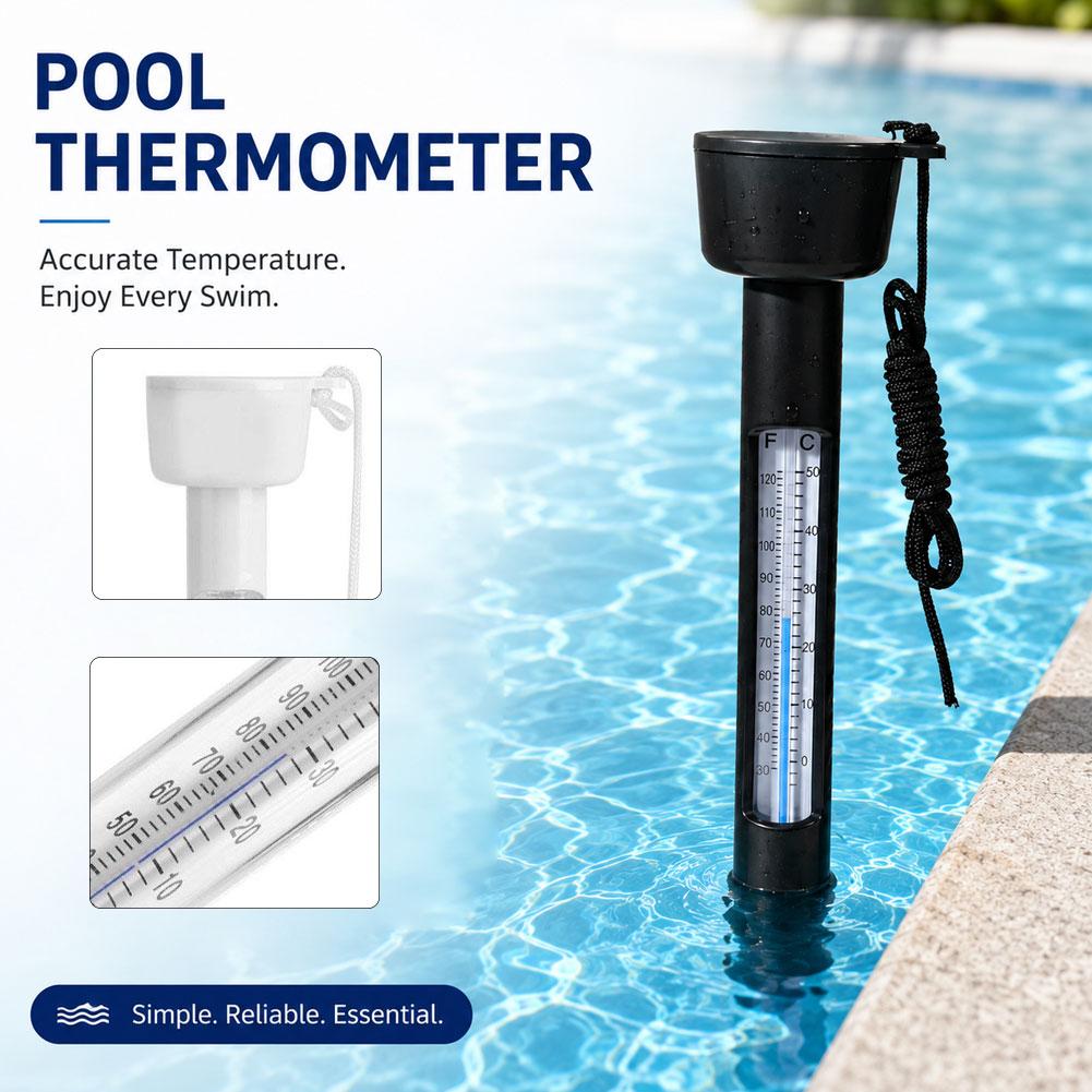 フローティングプール温度計、紐付き水温テスターメーター、スイ - Marine Aquarium Hydrometer のレビューと価格