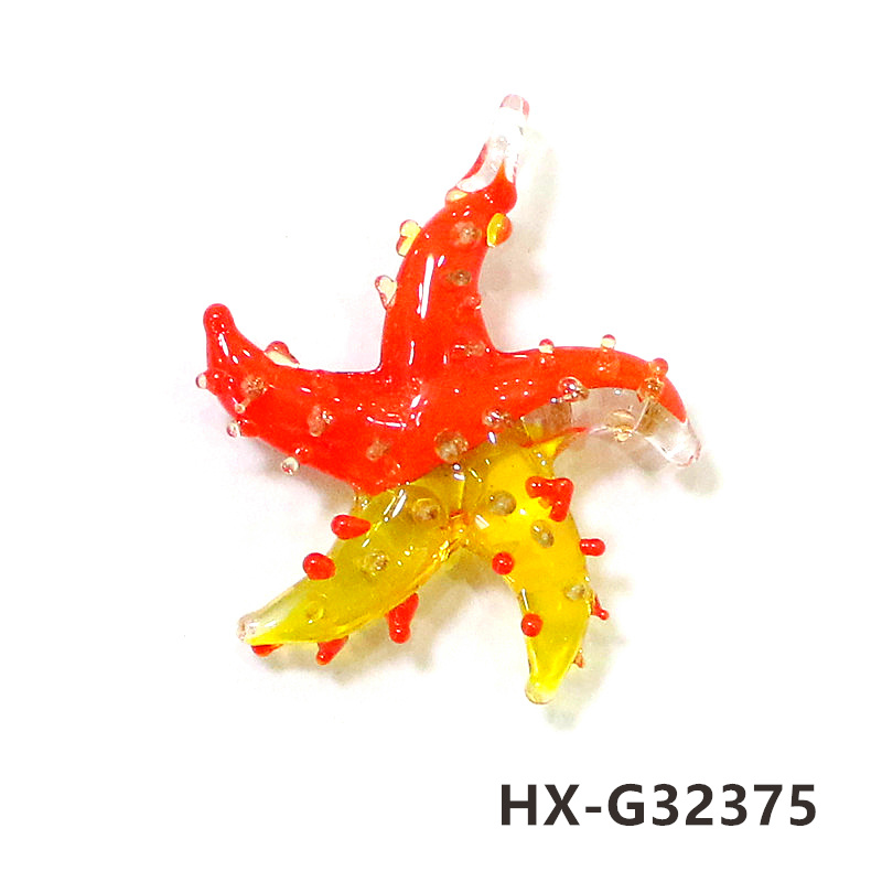 ミニガラスヒトデペンダント カラフル可愛い 手工芸製作 DI - Marine Life Aquariums のレビューと価格