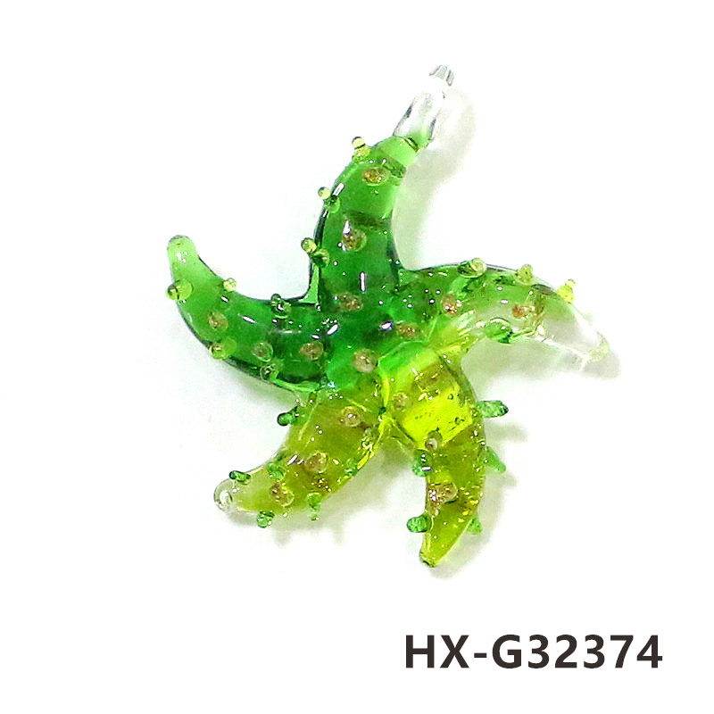 ミニガラスヒトデペンダント カラフル可愛い 手工芸製作 DI - Marine Life Aquariums のレビューと価格