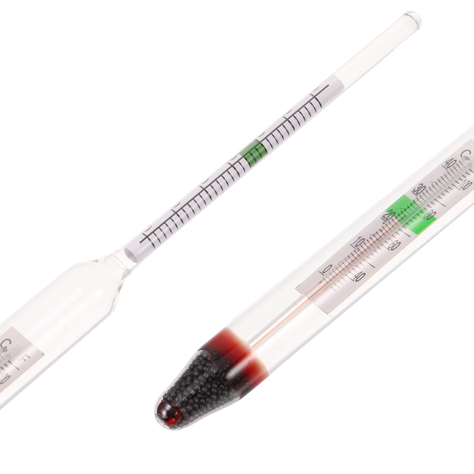 1 セット塩分濃度計ガラス塩分計頑丈な軽量水族館海洋塩水質検 - Marine Aquarium Hydrometer のレビューと価格