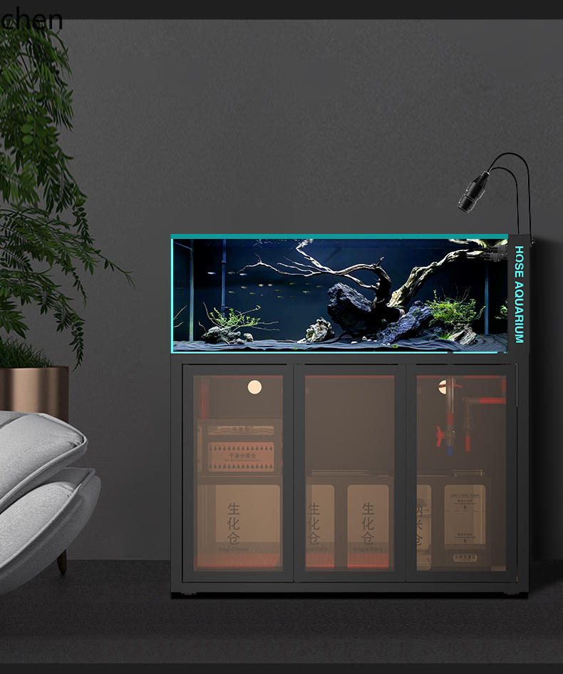 ZML 水槽水族館底フィルターリビングルーム超透明ガラスバッ - Marine Aquarium Live のレビューと価格