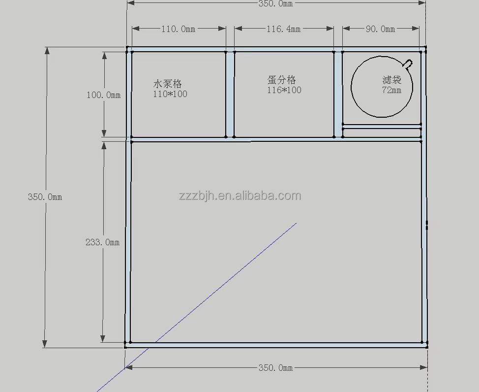 ZOOBAMカスタム容量屋内用長方形海洋水槽ガラスタンク22 - Marine Aquarium Live のレビューと価格
