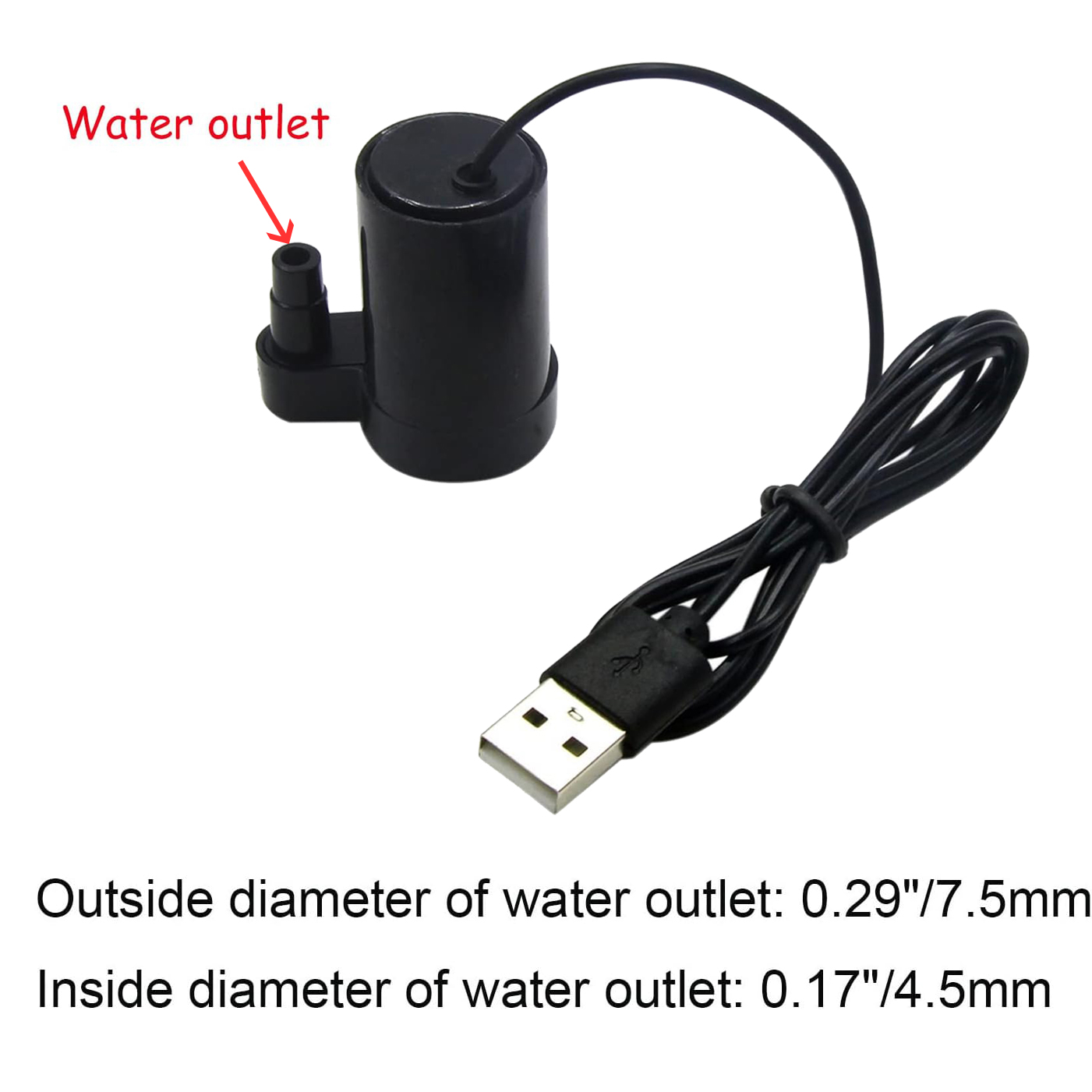 1/2pc DC 3-5V USB マイクロ水中ミニ低ノイズ - Marine Aquarium Hydrometer のレビューと価格