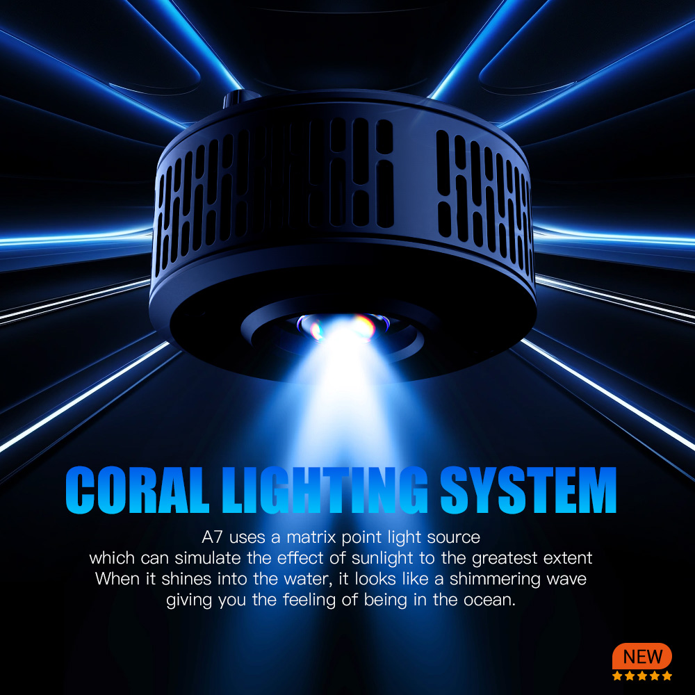 A7 III WiFi アプリ制御フルスペクトル 100 ワ - Marine Aquarium Reef のレビューと価格