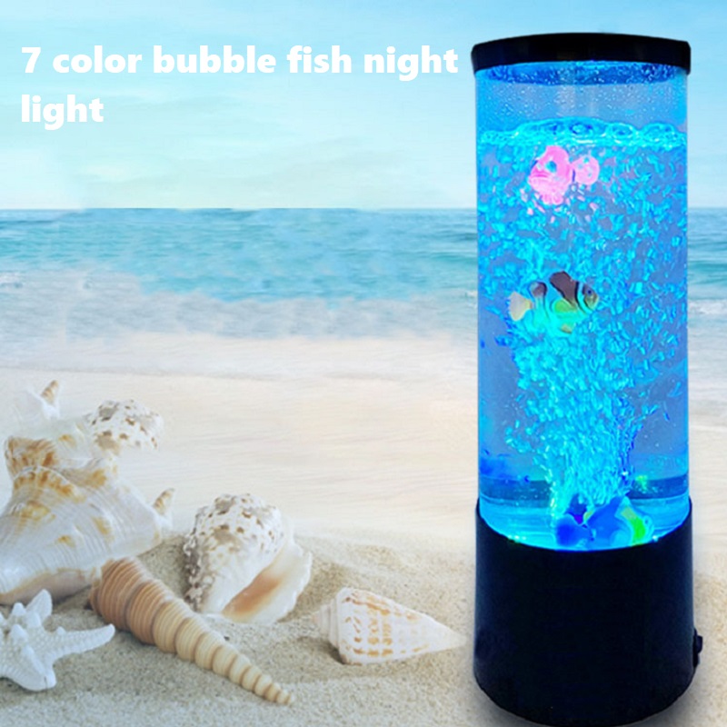 LED魚ランプ,常夜灯,周囲光,色の変化,装飾ライト,子供の - Marine Aquarium Live のレビューと価格