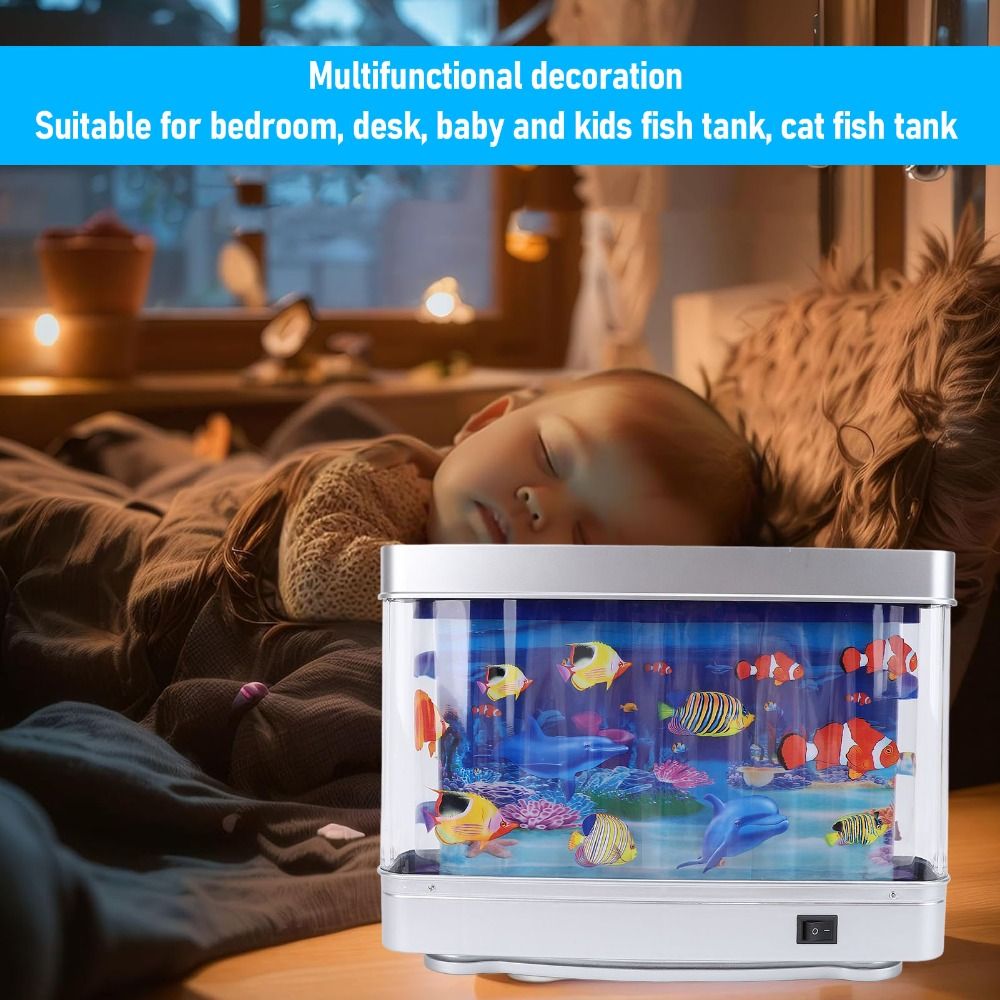装飾用LEDフェイク水槽人工エキゾチック魚海洋生物アニメーシ - Marine Life Aquariums のレビューと価格