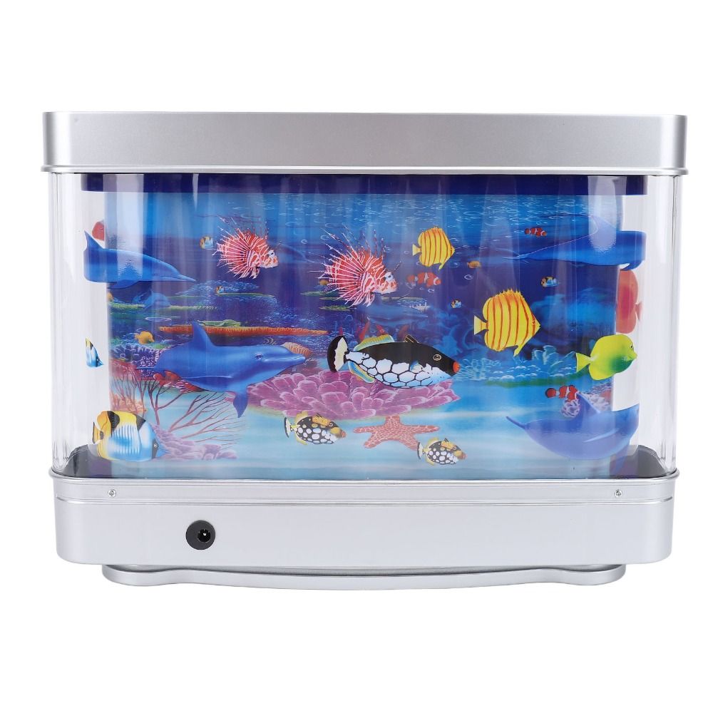 装飾用LEDフェイク水槽人工エキゾチック魚海洋生物アニメーシ - Marine Life Aquariums のレビューと価格