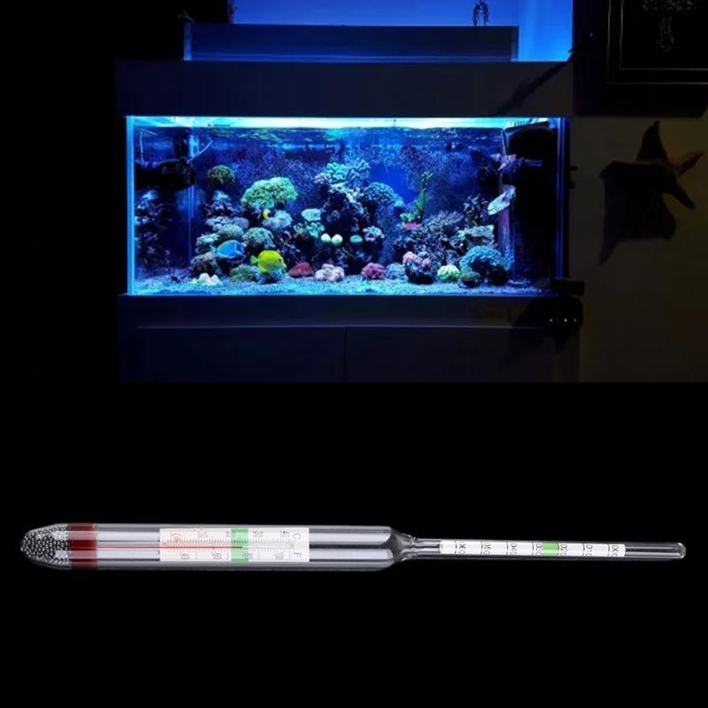 G6KF ガラス水族館比重計内蔵温度計マリンフローティング塩 - Marine Aquarium Hydrometer のレビューと価格