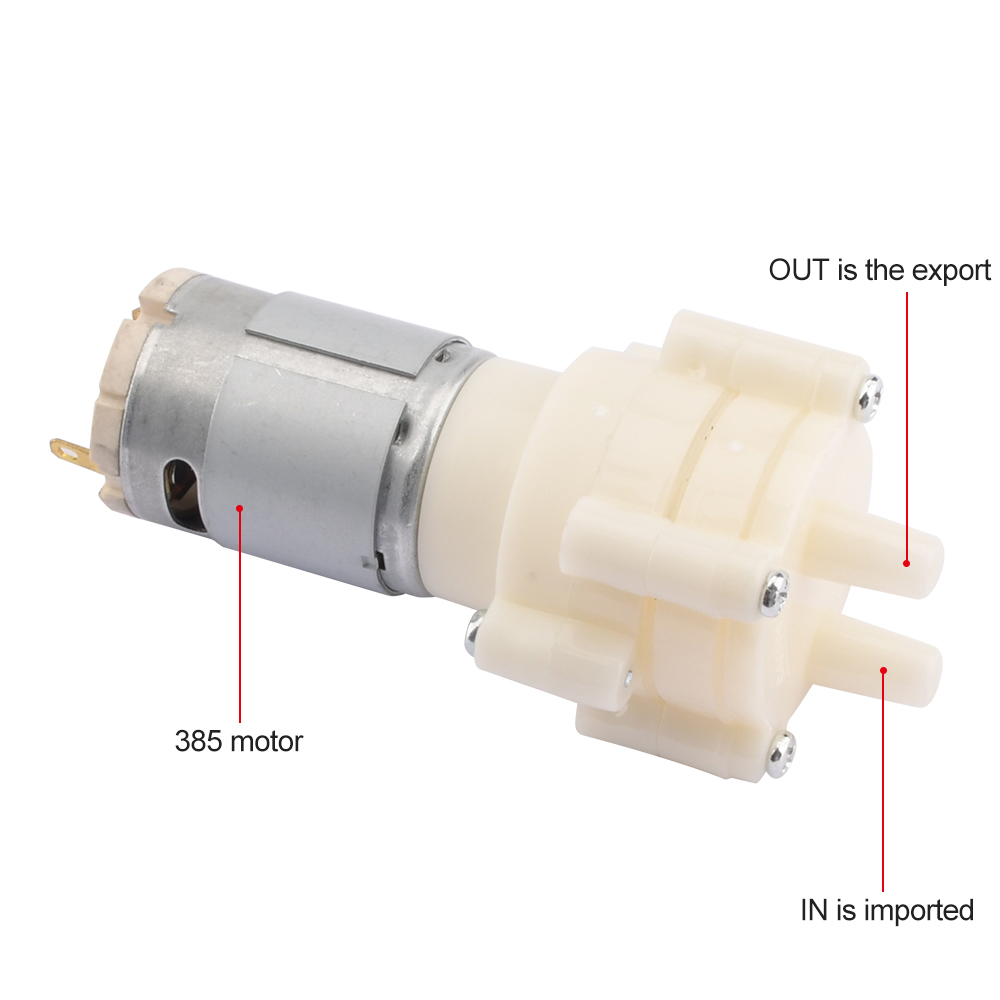 R385 ウォーターポンプ DC 6-12V ダイヤフラムポ - Marine Aquarium Hydrometer のレビューと価格