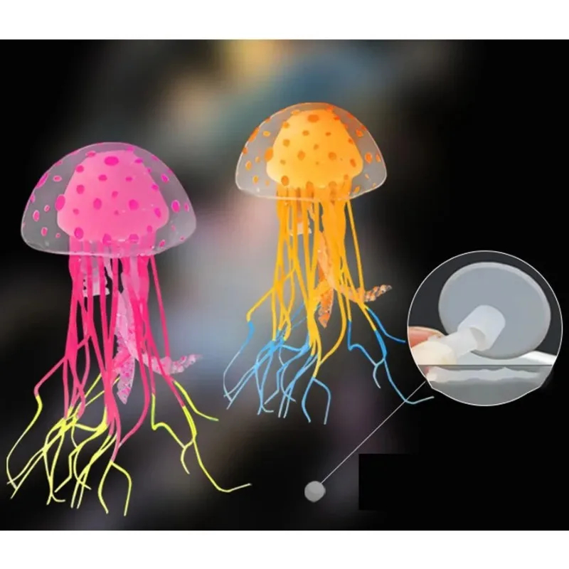 人工水泳発光クラゲ水族館の装飾水槽水中生きた植物発光飾り水生 - Marine Aquarium Live のレビューと価格