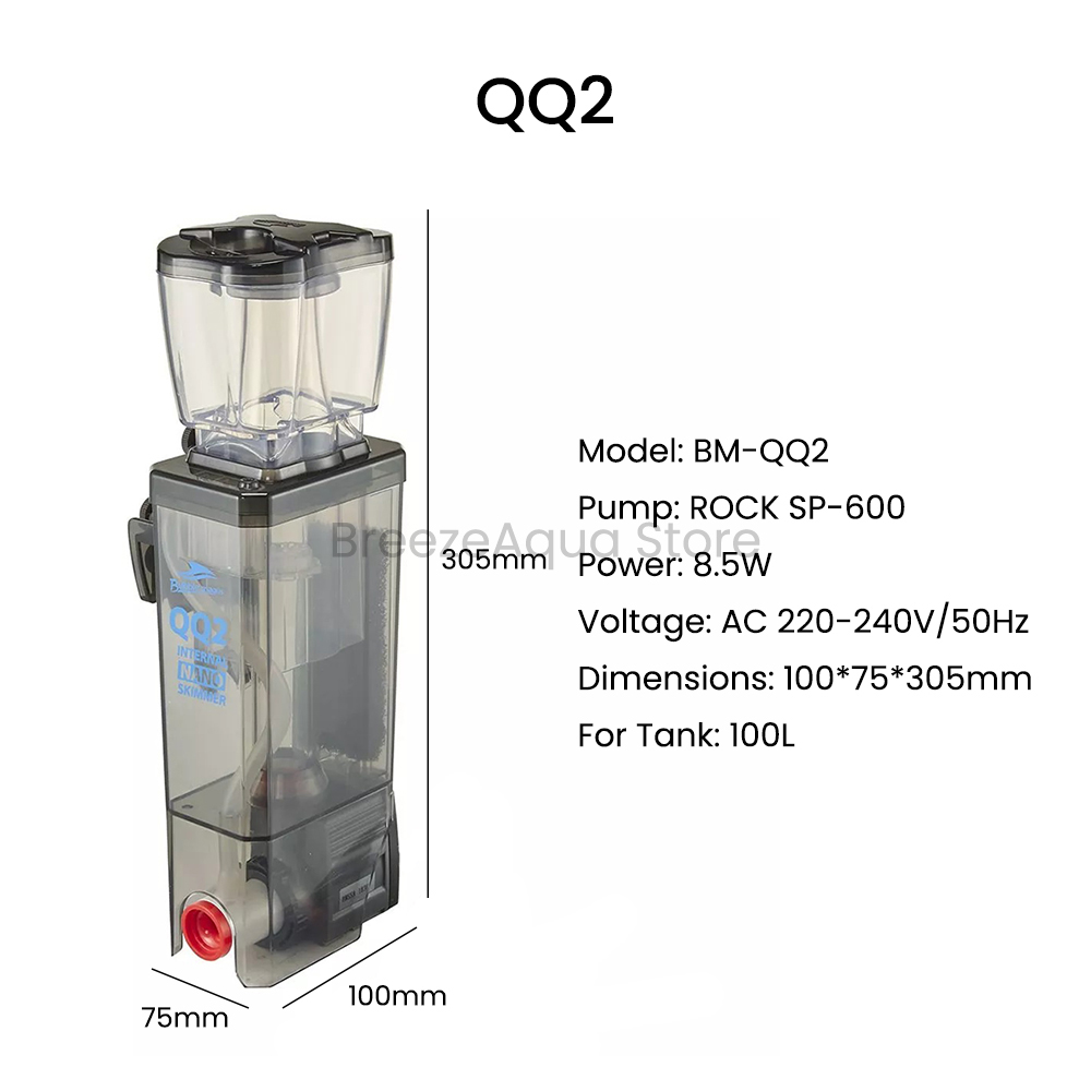 小さな海水水族館用のナノプロテインスキマー,バブルマグス,b - Protein Skimmer Hang On のレビューと価格