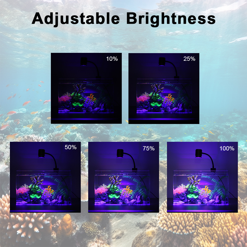 LED水槽ライト フルスペクトル リーフコーラルランプ UV - Marine Aquarium Reef のレビューと価格