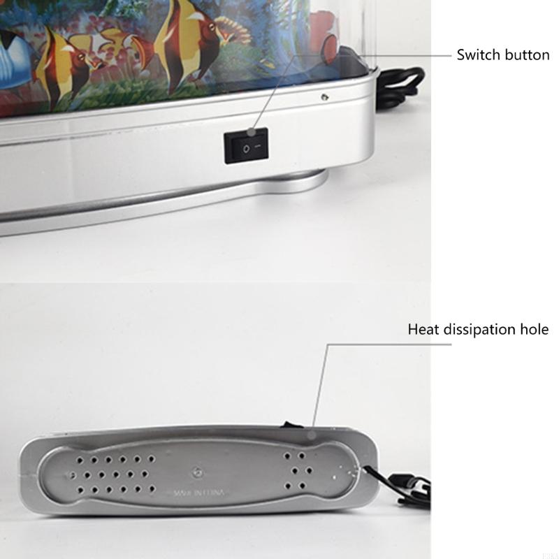 安全な LED 水槽形状ナイトライト USB ナイトランプ家 - Marine Aquarium Live のレビューと価格