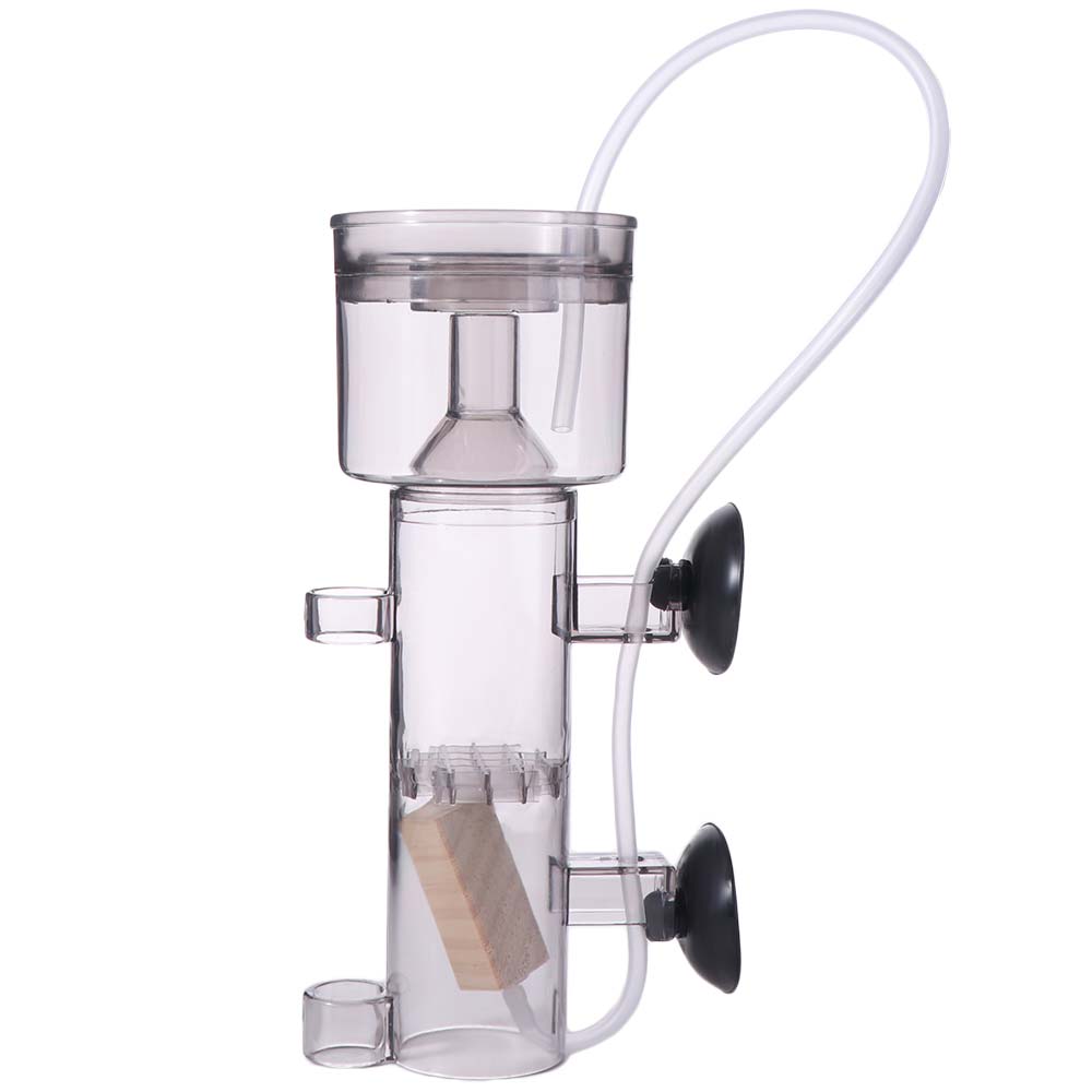 吸盤式水槽プロテインスキマー プラスチック製 木製エアストー - Protein Skimmer Hang On のレビューと価格