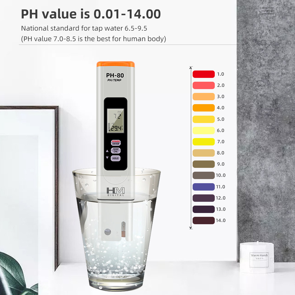 デジタルPHメーター HM PH-80 PHテスター ハンド - Marine Aquarium Hydrometer のレビューと価格